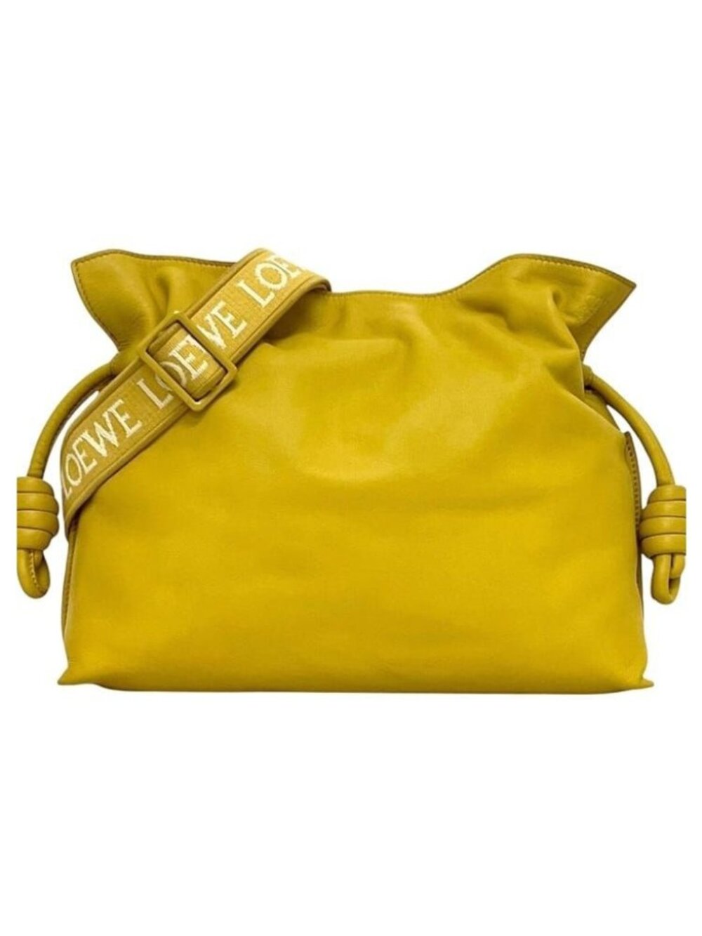 Loewe Shoulder Bag Flamenco Clutch Medium Leather Napa Calfskin Yellow